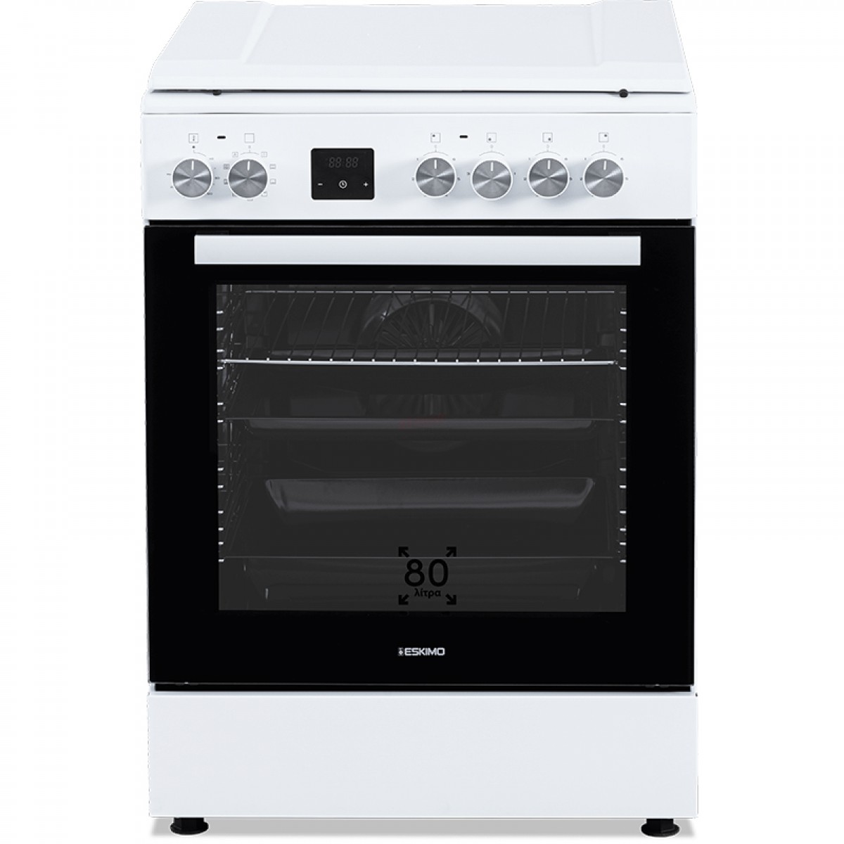 Κουζίνα Εμαγιέ Eskimo ES DW4080PW Λευκή Οικιακές Συσκευές