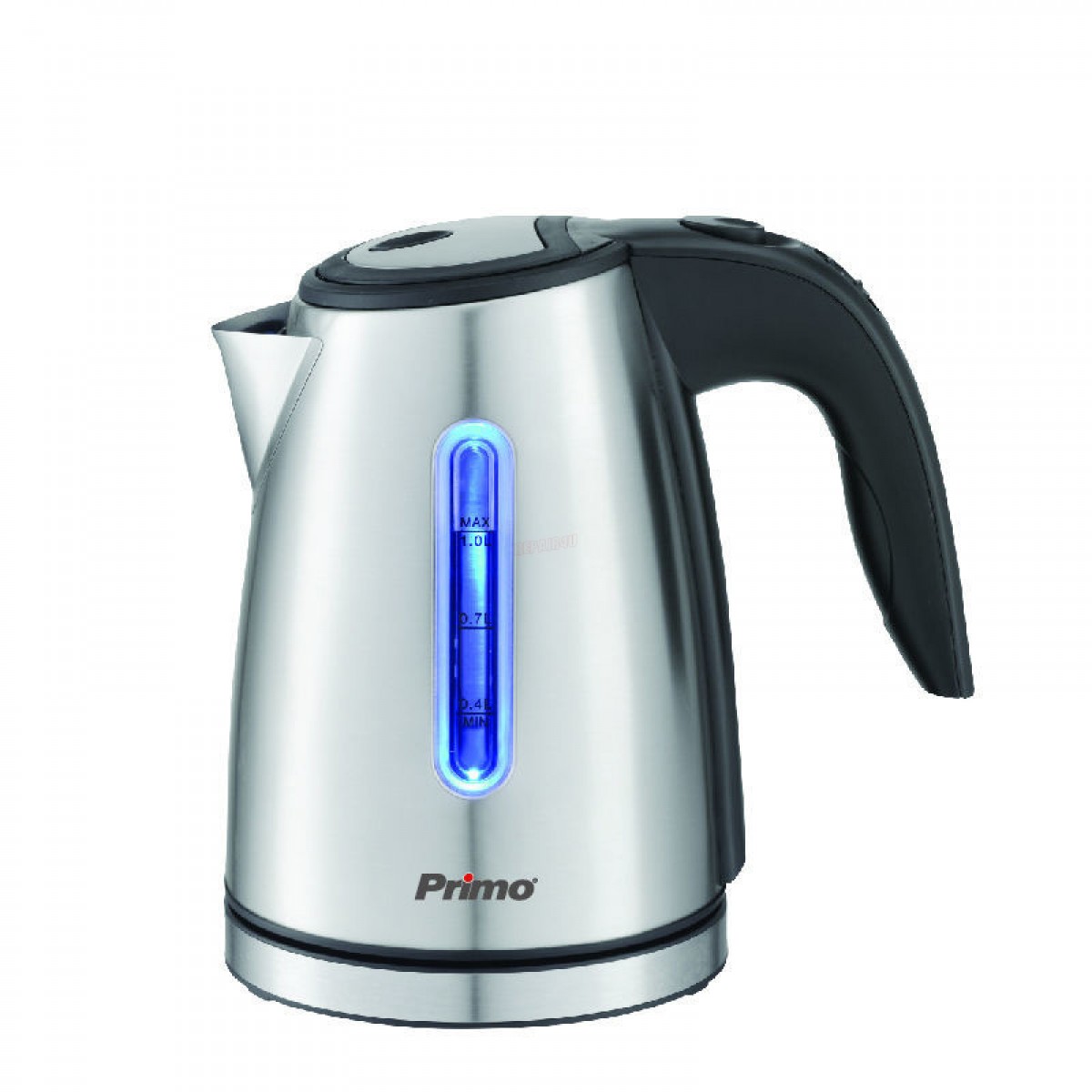 Βραστήρας PRCK-40308 Primo 1.0lt 1630W με Εσωτερικό Φωτισμό LED Inox Μικροσυσκευές