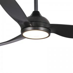Ανεμιστήρας Οροφής PRCF-80728 Primo 52'' 132cm με Τηλεχειριστήριο 1 Φως LED 3 Φτερά IP66 με WiFi Μαύρος Μικροσυσκευές