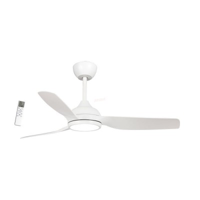Ανεμιστήρας Οροφής PRCF-80727 Primo 52'' 132cm με Τηλεχειριστήριο 1 Φως LED 3 Φτερά IP66 με WiFi Λευκός