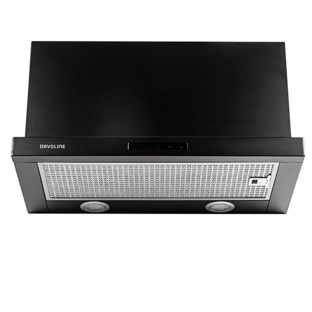 Απορροφητήρας Συρόμενος Davoline HQ PRO BL 90cm Μαύρο Οικιακές Συσκευές