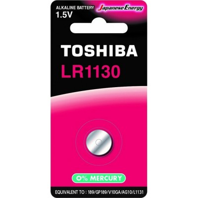 Μπαταρία Αλκαλική Ρολογιών Toshiba LR1130 1.5V