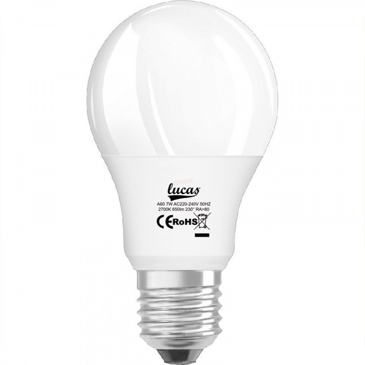 Λάμπα LED Lucas 9W E27 4000K Φυσικό Λευκό Ηλεκτρολογικός Εξοπλισμός
