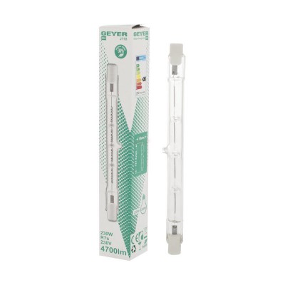 Λάμπα Αλογόνου R7S 400W 118mm 2700Κ Geyer 