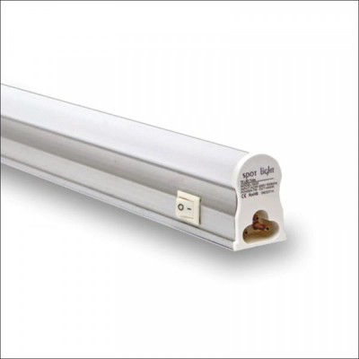 Γραμμικό Φωτιστικό Οβάλ Τ5 LED με Διακόπτη 13W 4000K Φυσικό Λευκό 