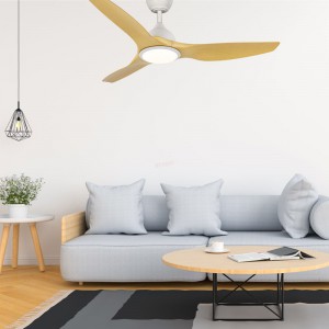 Ανεμιστήρας Οροφής PRCF-80726 Primo 52'' 132cm με Τηλεχειριστήριο 1 Φως LED 3 Φτερά Λευκός -Ξύλο Μικροσυσκευές