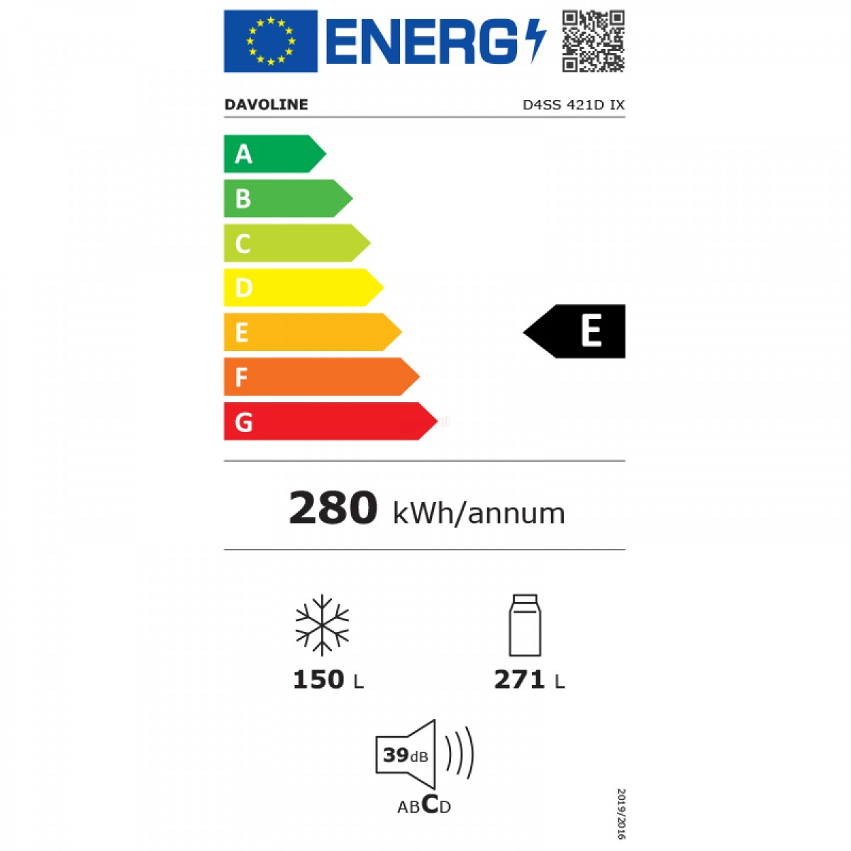 Ψυγείο Ντουλάπα Total No Frost Davoline D4SS 421D IX 421lt Inox Οικιακές Συσκευές