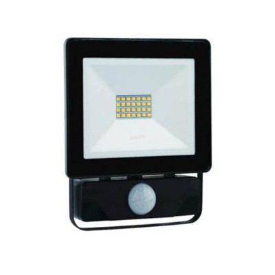 Προβολέας SLIM LED SMD 10W 6000K Ψυχρό Λευκό με Αισθητήρα Κίνησης