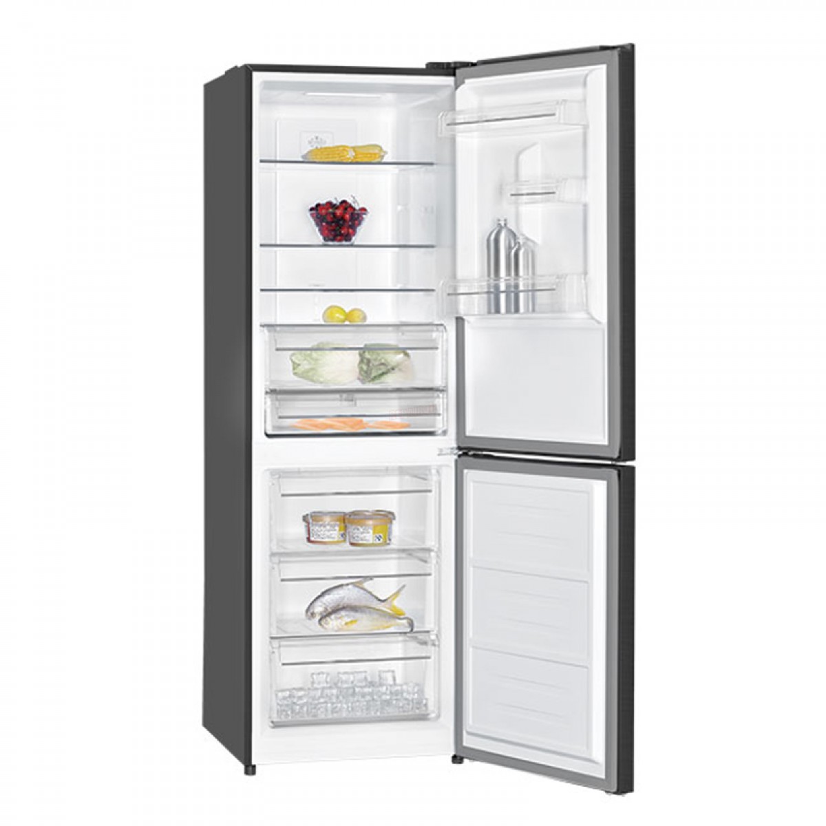Ψυγειοκαταψύκτης Total No Frost Davoline CBNF 357 BL ΝΕ 323lt Μαύρος Οικιακές Συσκευές