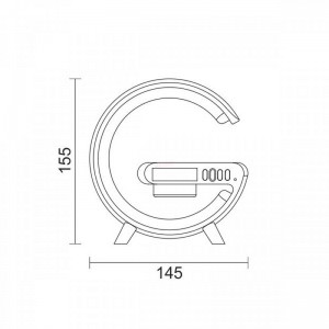 ΦΩΤΙΣΤΙΚΟ LED ΓΡΑΦΕΙΟΥ ΜΕ HXEIO BLUETOOTH KAI ΒΑΣΗ ΑΣΥΡΜΑΤΗΣ ΦΟΡΤΙΣΗΣ CCT Ηλεκτρολογικός Εξοπλισμός