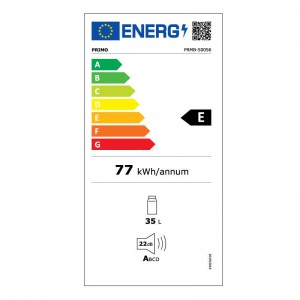 Mini Bar PRMB-50056 Primo 40lt Thermoelectric Μονόπορτο Μαύρο Οικιακές Συσκευές