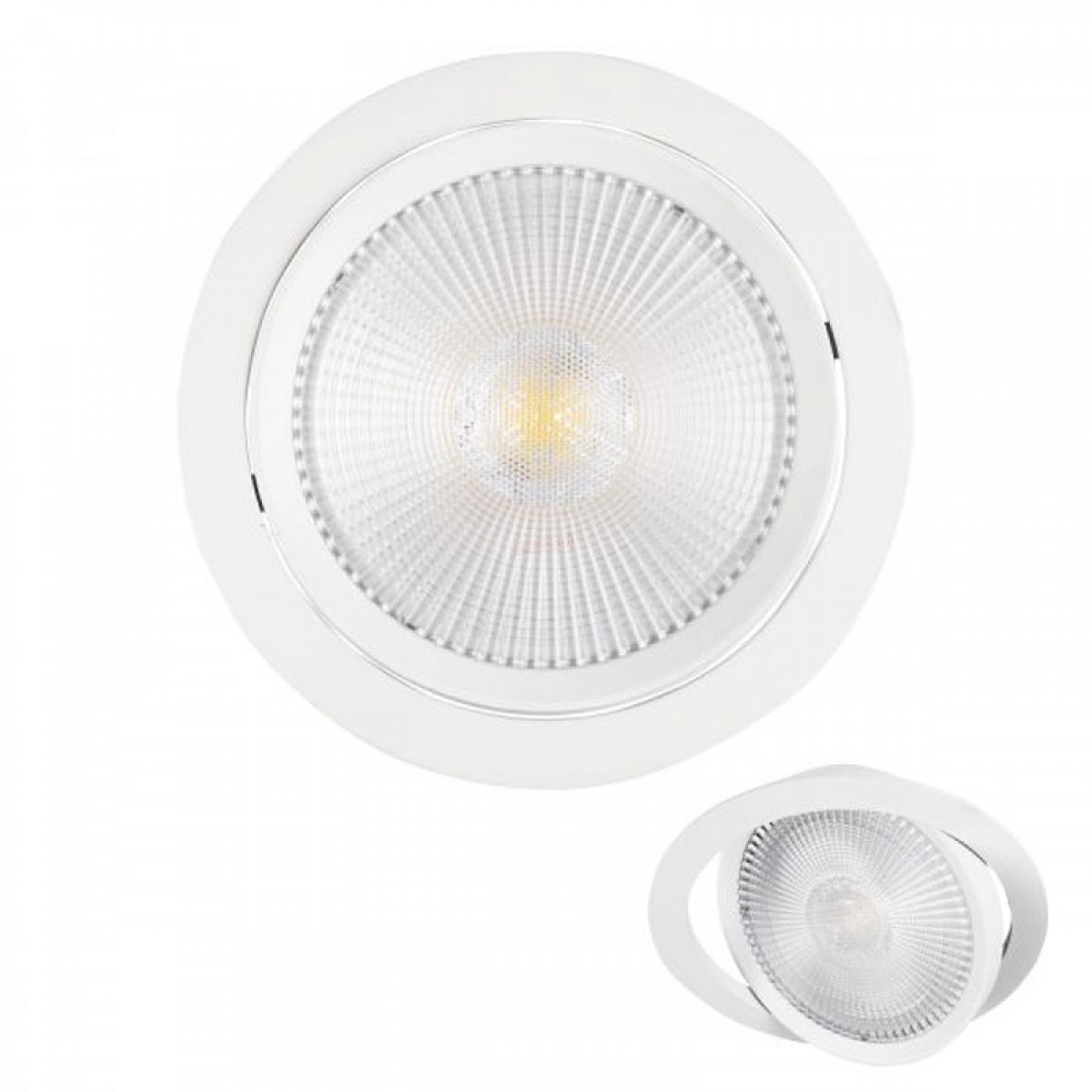 Σποτ Χωνευτό LED Οροφής Ρυθμιζόμενο 10W 4000K Φυσικό Λευκό Ηλεκτρολογικός Εξοπλισμός