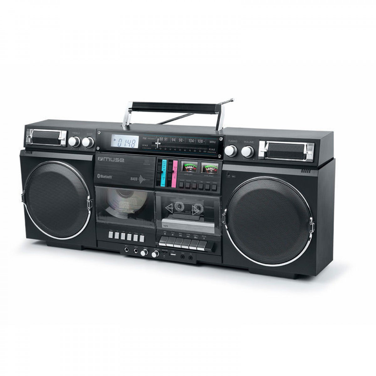 Ραδιόκασετοφωνο Cd-Player Bluetooth M-380GB MUSE Μαύρο  Μικροσυσκευές