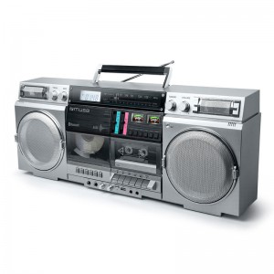 Ραδιόκασετοφωνο Cd-Player Bluetooth M-380GBS MUSE Ασημί Μικροσυσκευές