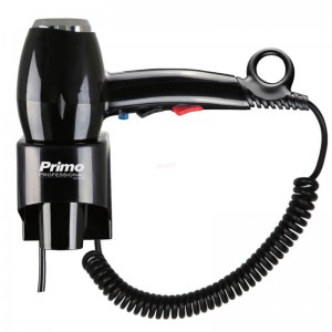 Σεσουάρ PRHD-50013 Primo Ξενοδοχειακού τύπου 2000W AC με Κρύο Αέρα Μαύρο Μικροσυσκευές