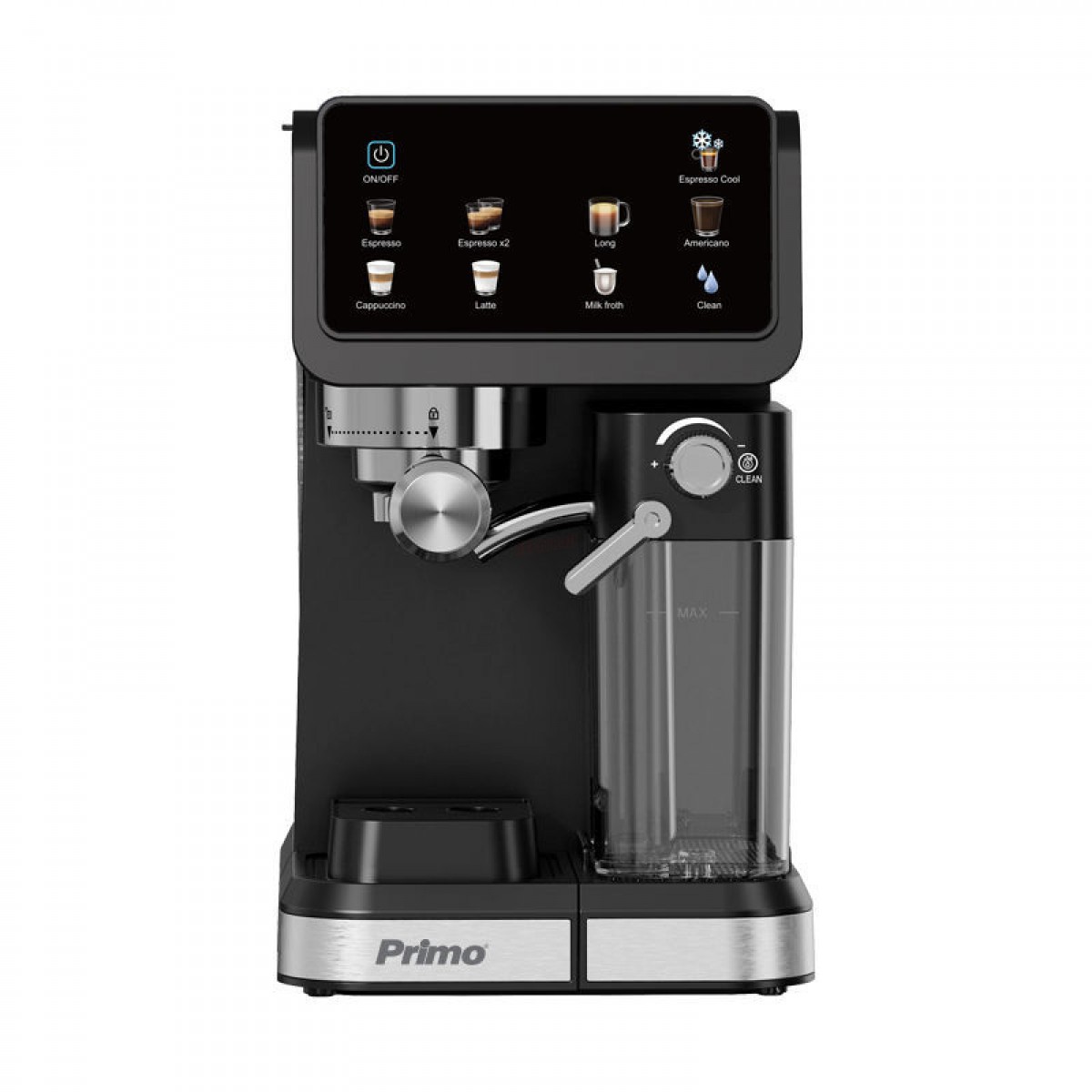 Μηχανή Espresso+Milk frother PREM-40570 Primo Hot & Cold 3σε1 20Bar Touch screen Μαύρη-Inox 