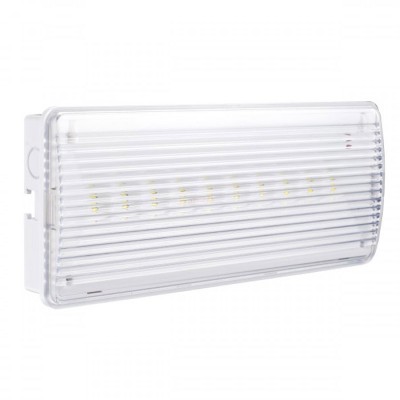Φωτιστικό Ασφαλείας Χωνευτό LED 5W 6000K Ψυχρό Λευκό 