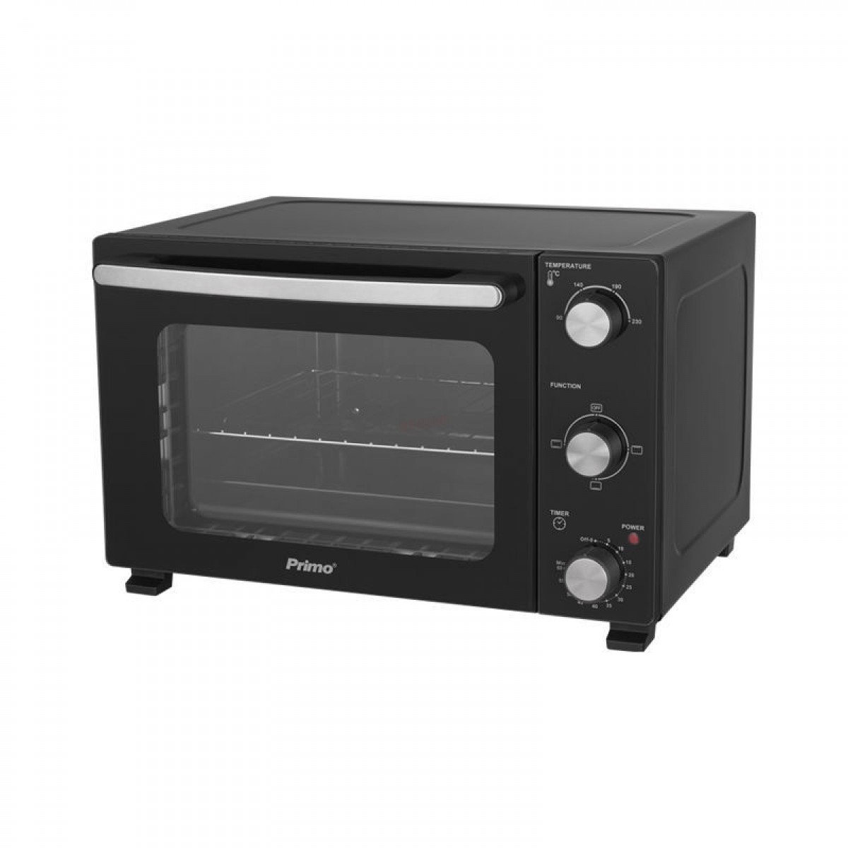 Ηλεκτρικό Φουρνάκι PREO-40500 Primo 30lt 1500W Μαύρο Οικιακές Συσκευές