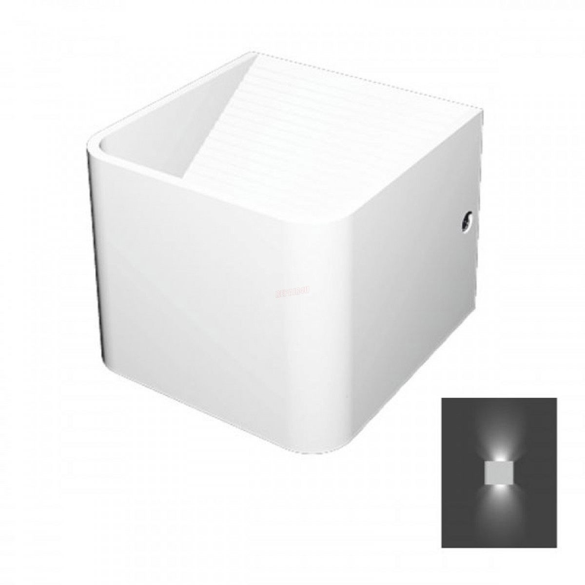 Απλίκα Τοίχου LED Λευκή 5W 4000K Φυσικό Λευκό  Ηλεκτρολογικός Εξοπλισμός