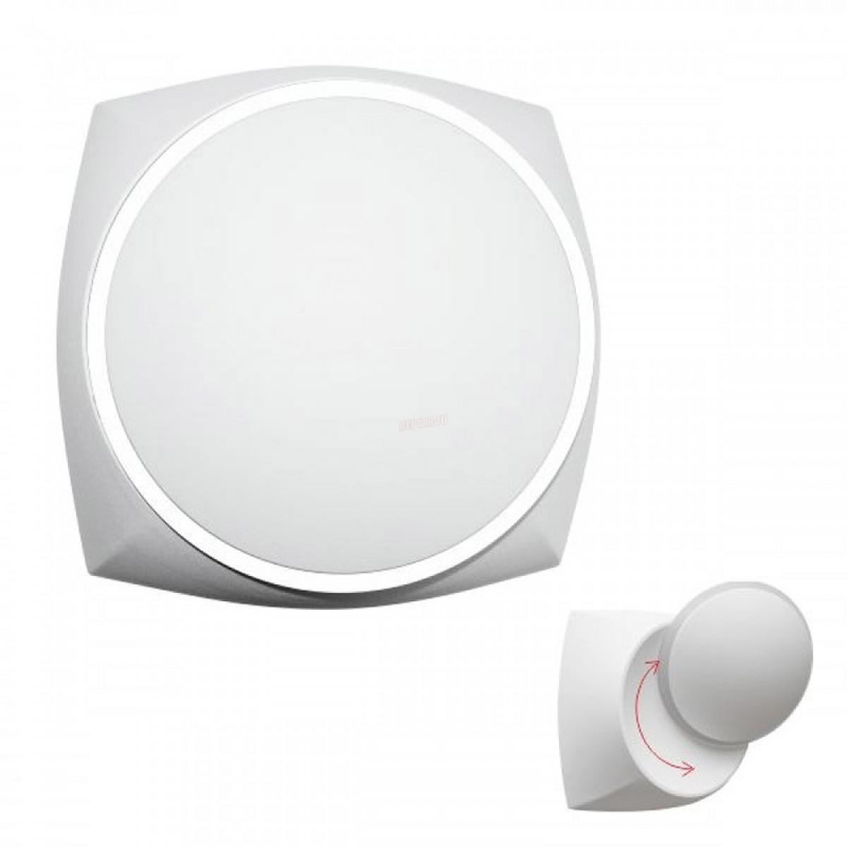 Απλίκα Τοίχου LED Λευκή 6W 3000K Θερμό Λευκό  Ηλεκτρολογικός Εξοπλισμός