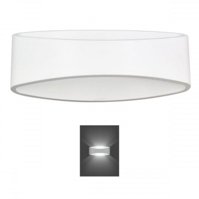 Απλίκα Τοίχου LED Οβάλ 7W 3000K Θερμό Λευκό 