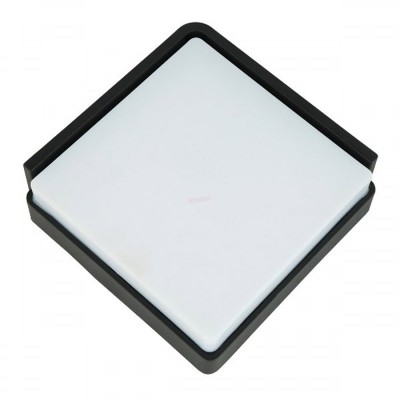 Απλίκα Εξωτερικού Χώρου LED Τετράγωνη 18W 4000K Φυσικό Λευκό 