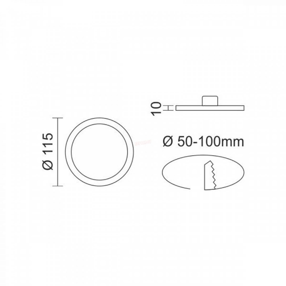 ΡΥΘΜΙΖΟΜΕΝΟ ΦΩΤΙΣΤΙΚΟ LED PANEL 8W CCT Ηλεκτρολογικός Εξοπλισμός