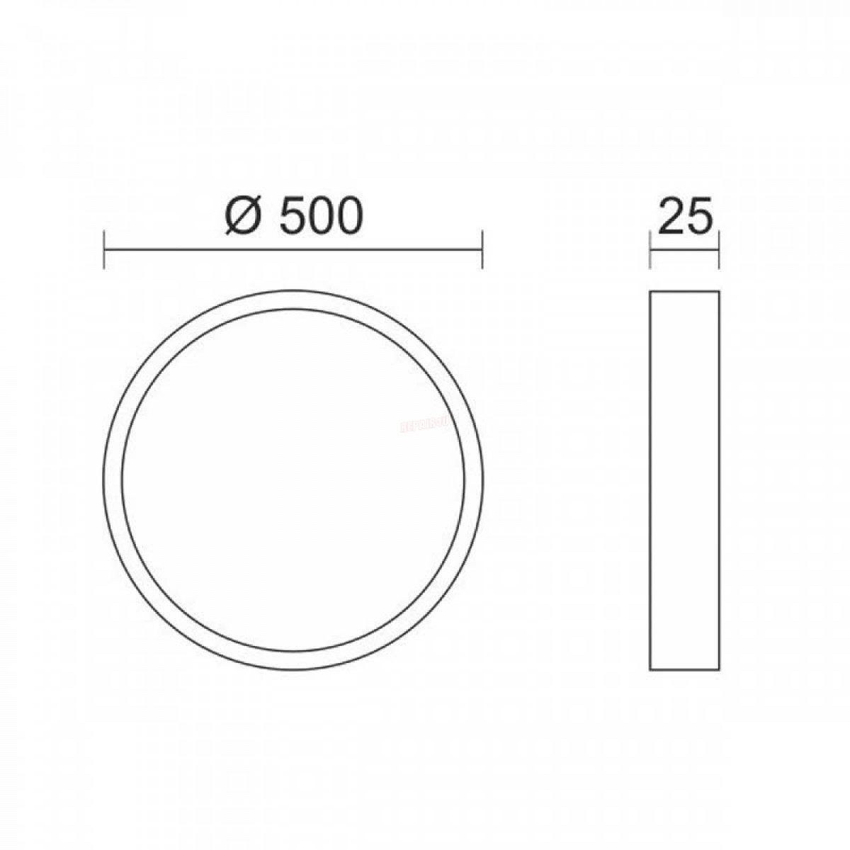 ΠΛΑΦΟΝΙΕΡΑ ΟΡΟΦΗΣ LED CCT 50W 3000K | 4000K | 6000K ΞΥΛΟ Ηλεκτρολογικός Εξοπλισμός