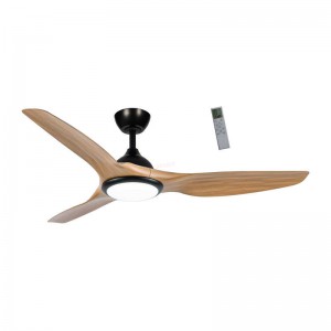 Ανεμιστήρας Οροφής PRCF-80722 Primo 52'' 132cm με Τηλεχειριστήριο 1 Φως LED Μαύρος με Ξύλινα Φτερά Μικροσυσκευές