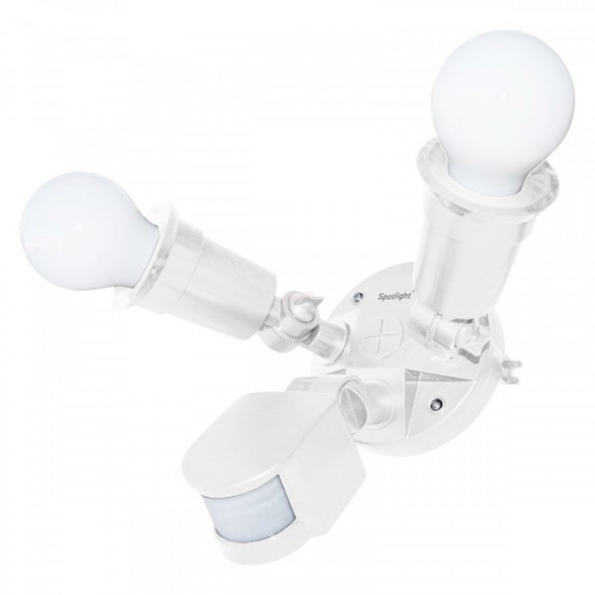 Φωτιστικό LED Διπλής Κατεύθυνσης Ε27 2Χ18W με Αισθητήρα Κίνησης  Ηλεκτρολογικός Εξοπλισμός