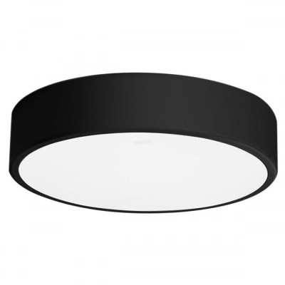 Πλαφονιέρα Οροφής LED Μαύρη 24W 3000Κ Θερμό Λευκό