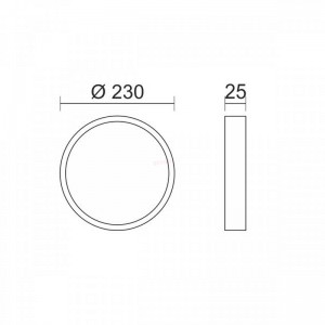 ΠΛΑΦΟΝΙΕΡΑ ΟΡΟΦΗΣ LED CCT 24W 3000K | 4000K | 6000K ΛΕΥΚΟ Ηλεκτρολογικός Εξοπλισμός