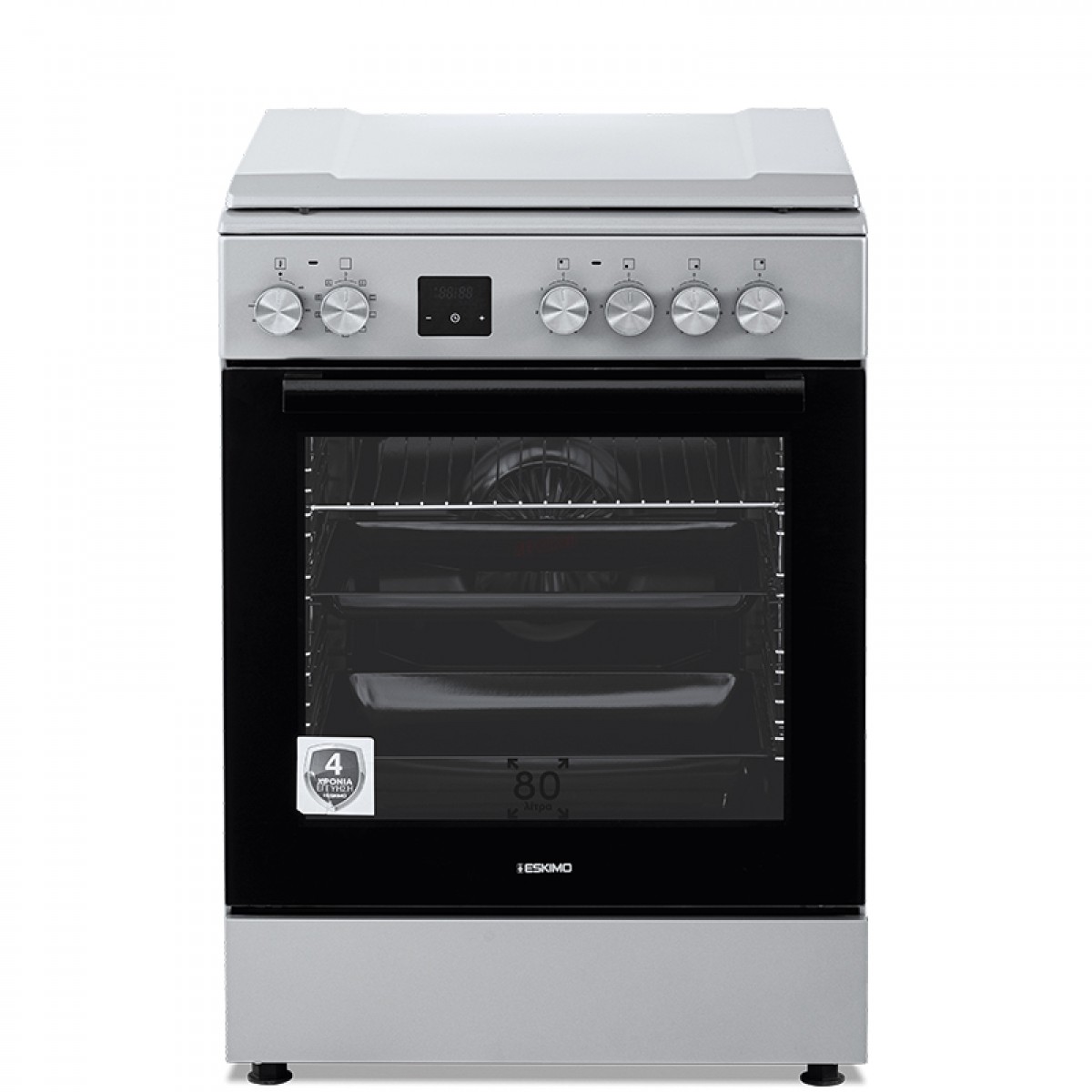 Κουζίνα Εμαγιέ Eskimo ES DW4080PG Γκρι Οικιακές Συσκευές
