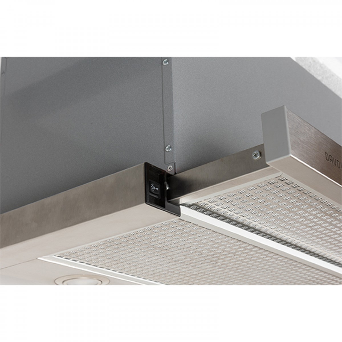Απορροφητήρας Συρόμενος Davoline IOS ULTRA 060 GR- IX 60cm Inox Οικιακές Συσκευές