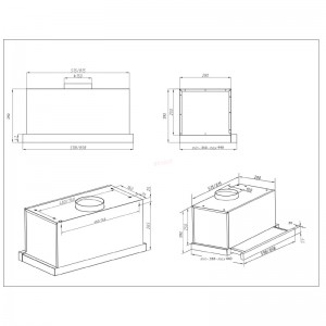 Απορροφητήρας Συρόμενος Davoline IOS ULTRA 060 GR- IX 60cm Inox Οικιακές Συσκευές