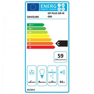 Απορροφητήρας Συρόμενος Davoline GP Plus GR-IX 90cm Inox Οικιακές Συσκευές
