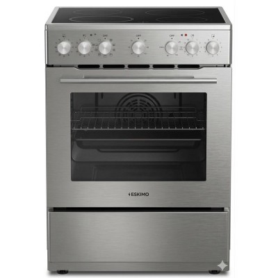 Κουζίνα Κεραμική Eskimo ES-VC4034SL Inox