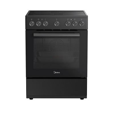 Κουζίνα Κεραμική Midea MFO24D-ME4R10F(BK) Μαύρη 