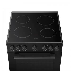 Κουζίνα Κεραμική Midea MFO24D-ME4R10F(BK) Μαύρη  Οικιακές Συσκευές