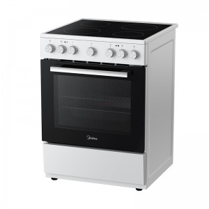 Κουζίνα Κεραμική Midea MFO24D-ME4R10F(WH) Λευκή  Οικιακές Συσκευές