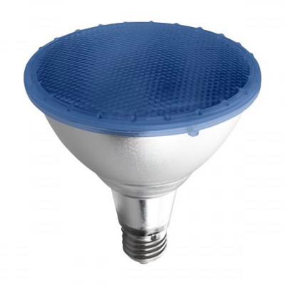 Λάμπα LED Ε27 PAR38 15W Μπλε