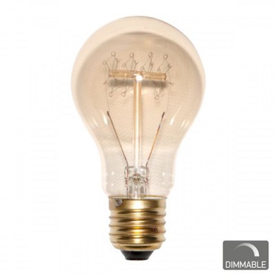 Λάμπα Vintage Filament LED Αχλάδι Ντιμαριζόμενη Ε27 40W 2200Κ Θερμό Λευκό