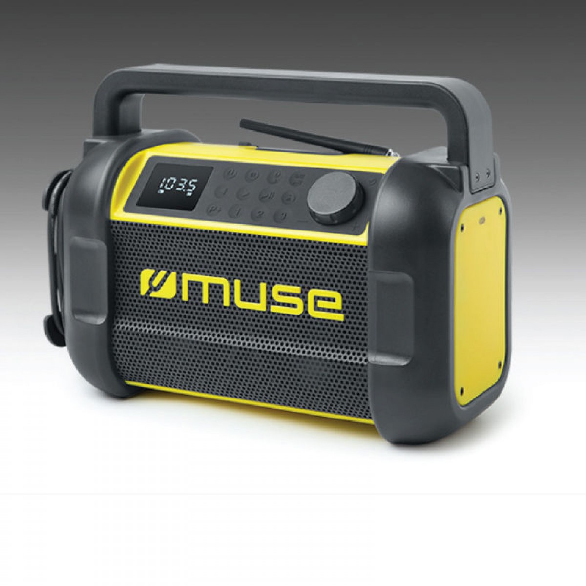 Ραδιόφωνο Jobsite M-928BTY MUSE Μπαταρίας-Ρεύματος με Bluetooth Μικροσυσκευές