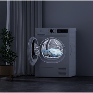Στεγνωτήριο Ρούχων Midea MD110H80D/W-GR με Αντλία Θερμότητας 8kg Λευκό Οικιακές Συσκευές
