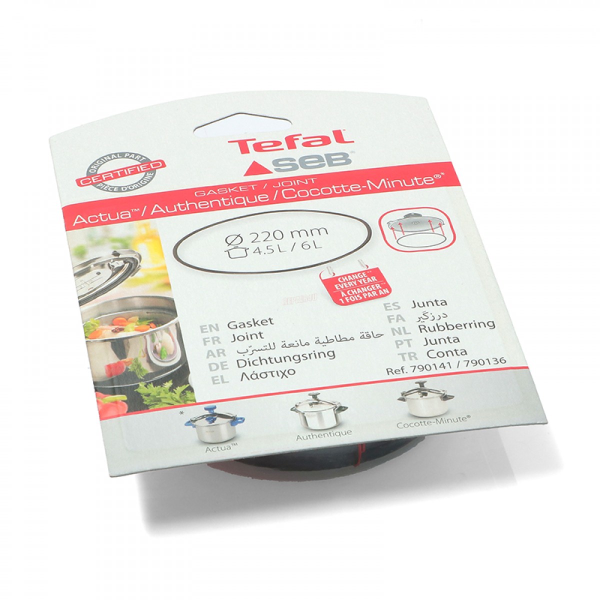 Λάστιχο Χύτρας Seb Κορδόνι 6lt SA-790141 Original Ανταλλακτικά Ηλεκτρικών Συσκευών