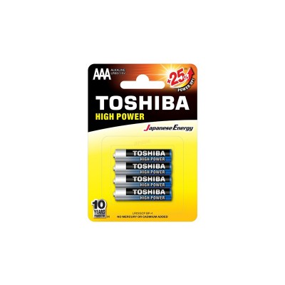 Μπαταρία Αλκαλική Toshiba ΑΑΑ LR03GCP BP-4