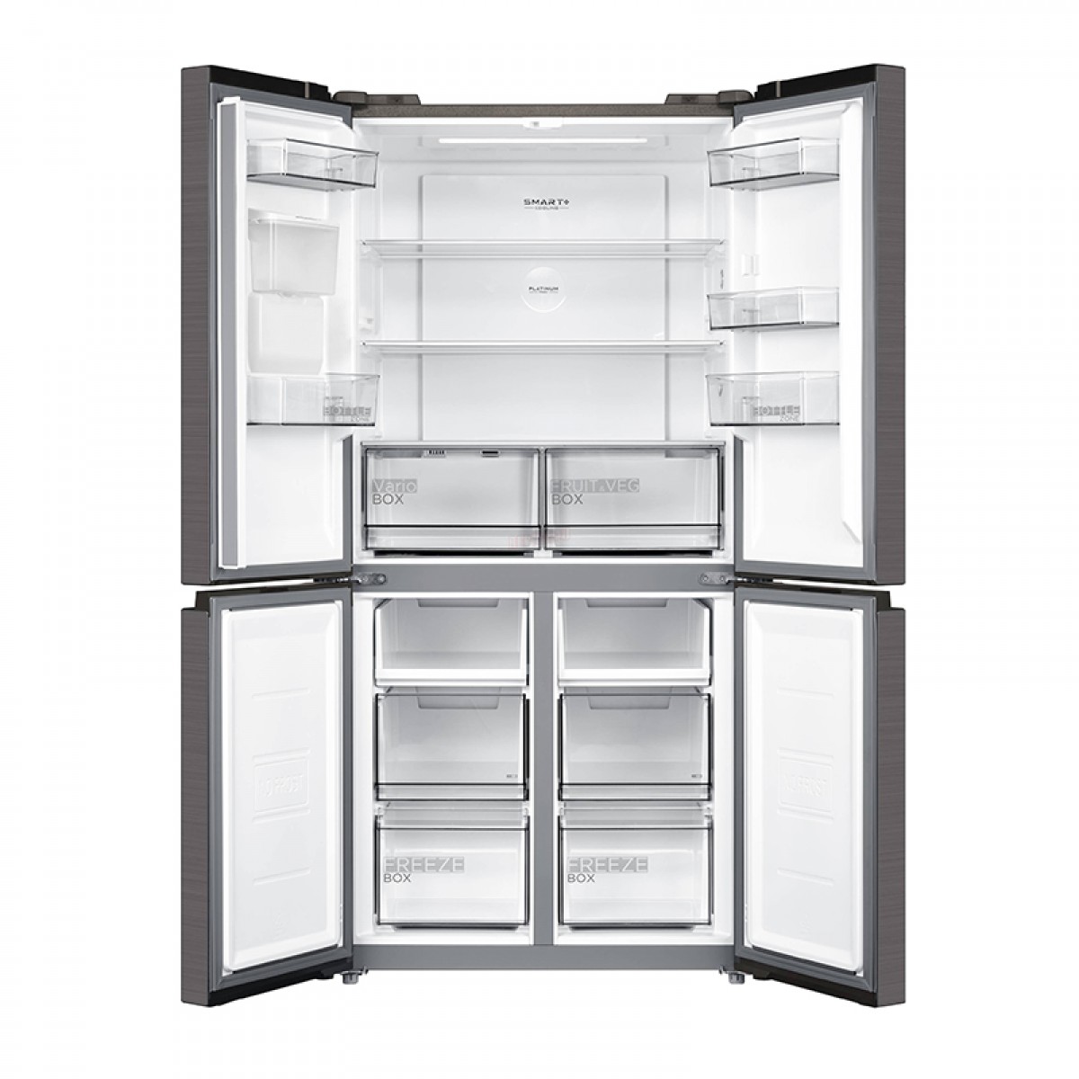 Ψυγείο Ντουλάπα Midea MDRΜ632FGD46W 470lt Inox Οικιακές Συσκευές