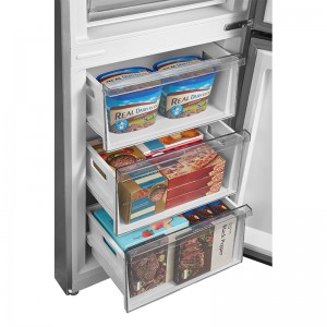 Ψυγειοκαταψύκτης Midea MDRB541EIA46 400Lt Inox Οικιακές Συσκευές