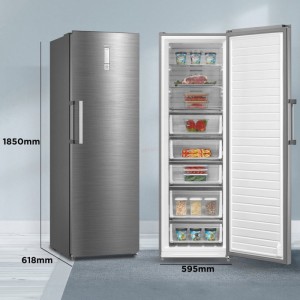 Καταψύκτης Όρθιος Midea MDRU385MTE46 272Lt Inox Οικιακές Συσκευές