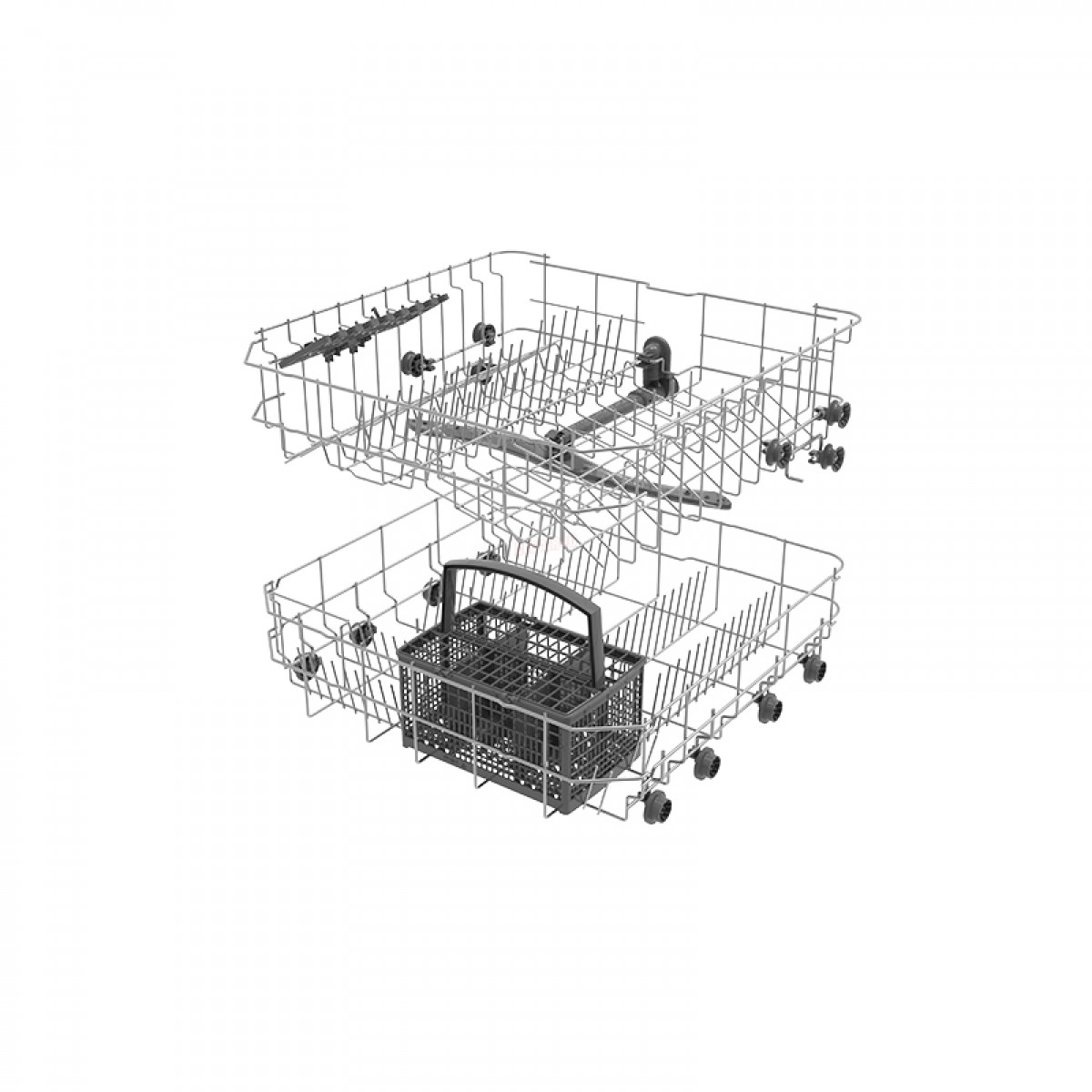 Πλυντήριο Πιάτων Midea MFD60S080W Ελεύθερο 60cm Λευκό  Οικιακές Συσκευές